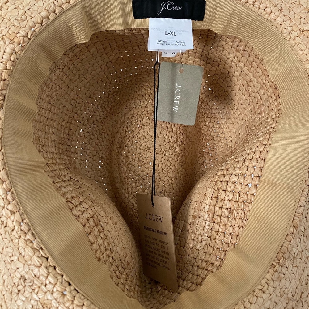 Jcrew packable straw hat - Picture 6 of 13